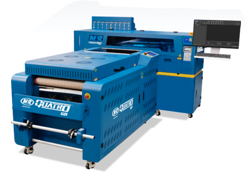 M&R QUATRO 68 (6HEAD/8COLOR DTF MACHINE)